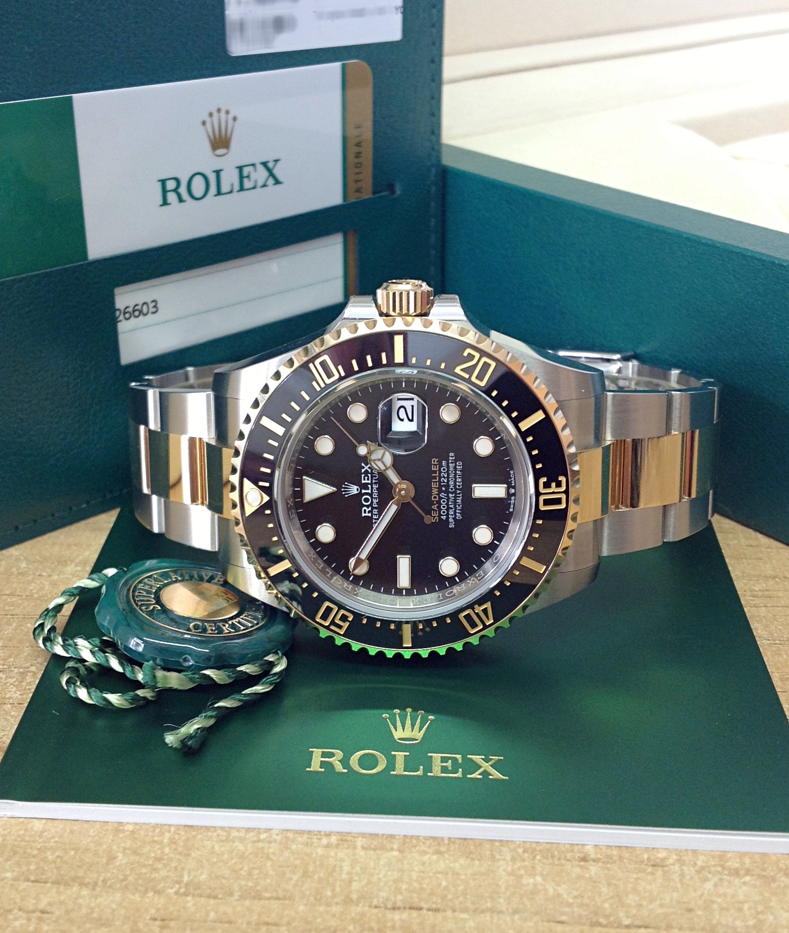 Rolex replica Sea-Dweller 126603 43mm Bi-Colour - immagine 4