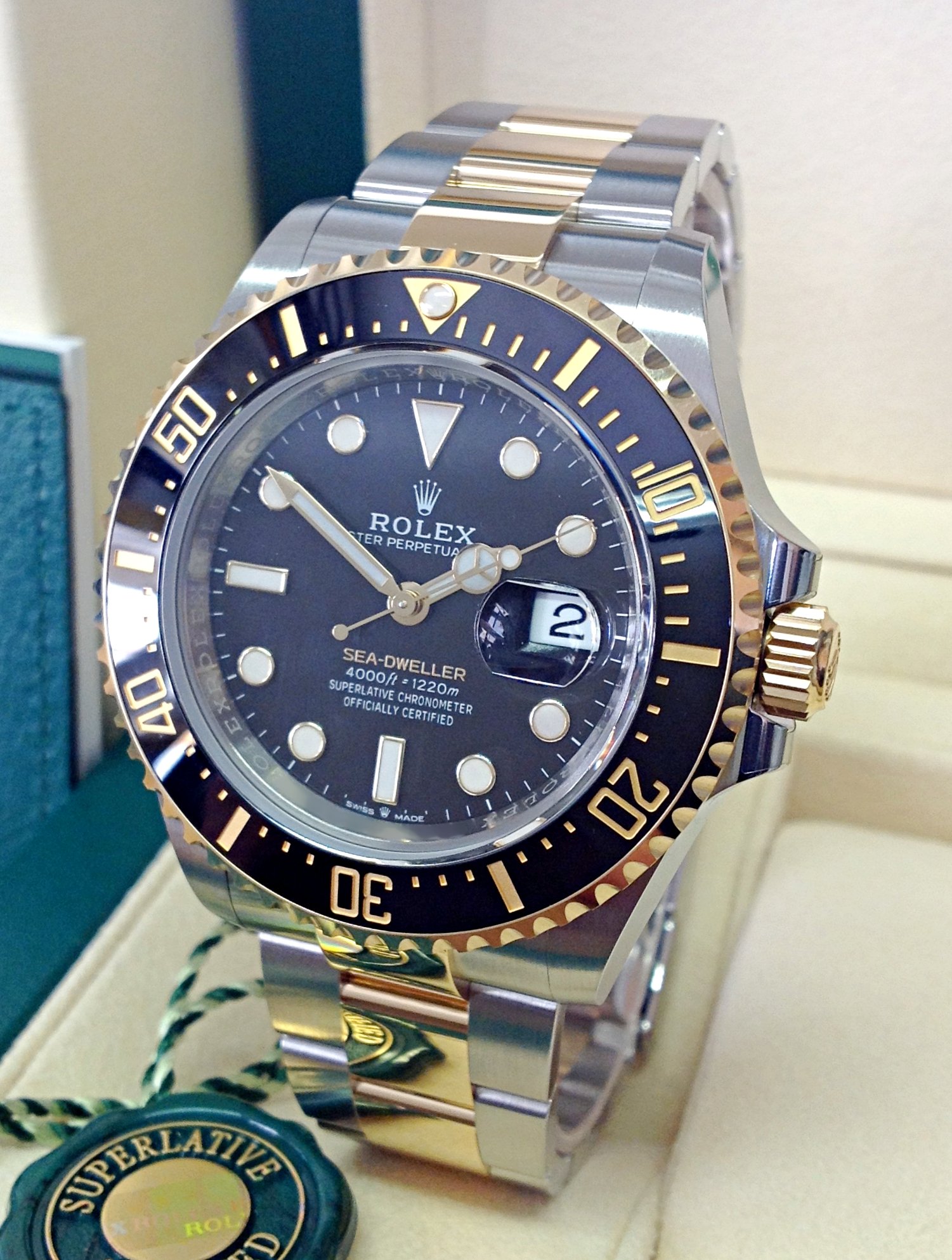 Rolex replica Sea-Dweller 126603 43mm Bi-Colour - immagine 5