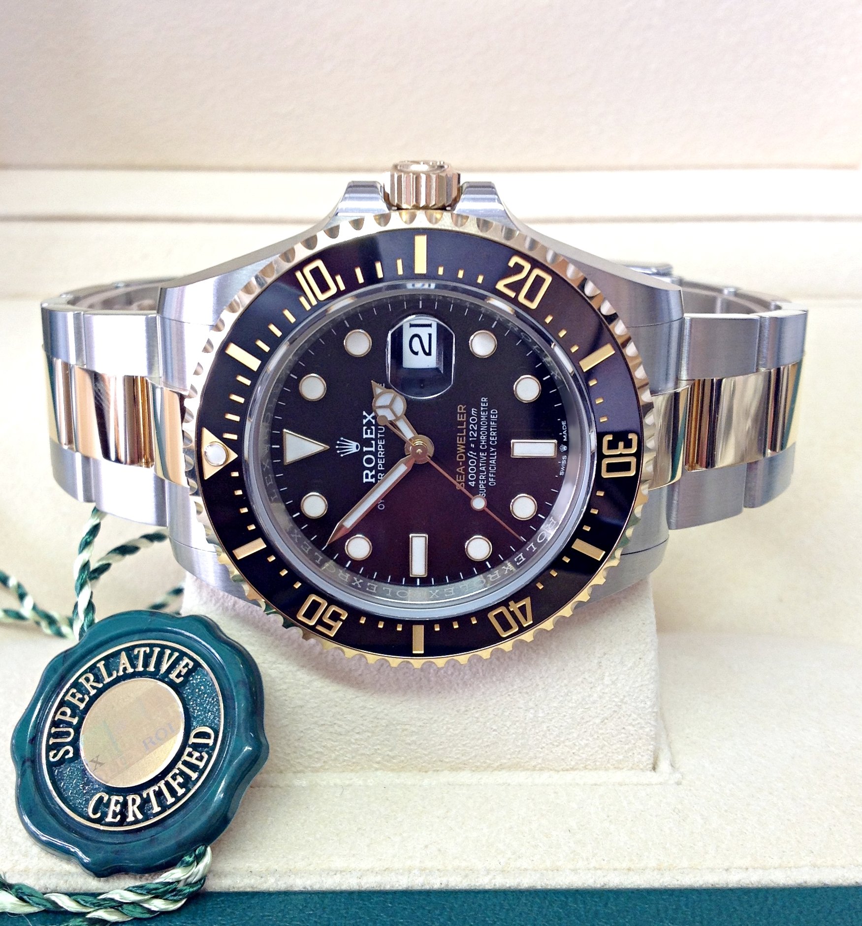 Rolex replica Sea-Dweller 126603 43mm Bi-Colour - immagine 8