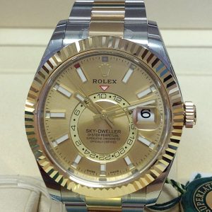 Rolex replica skydweller acciaio oro orologio replica imitazione