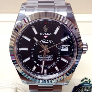 Rolex replica skydweller acciaio black dial orologio replica imitazione