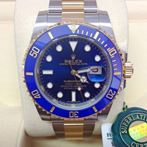 Rolex replica submariner acciaio oro blue dial orologio replica imitazione copia