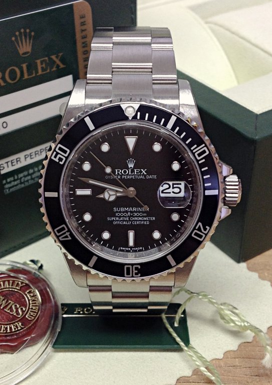 Rolex replica submariner classic 16110 black dial orologio replica imitazione