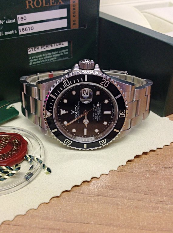 Rolex replica submariner classic 16110 black dial orologio replica imitazione - immagine 2