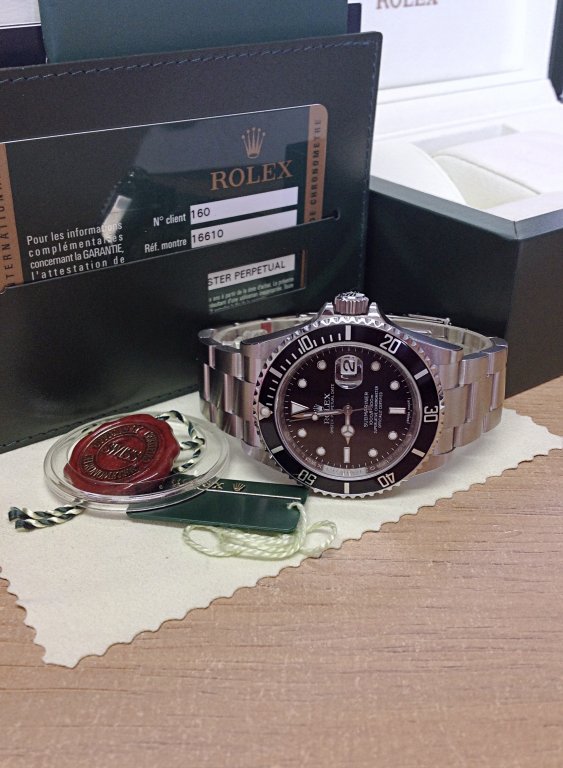Rolex replica submariner classic 16110 black dial orologio replica imitazione - immagine 4