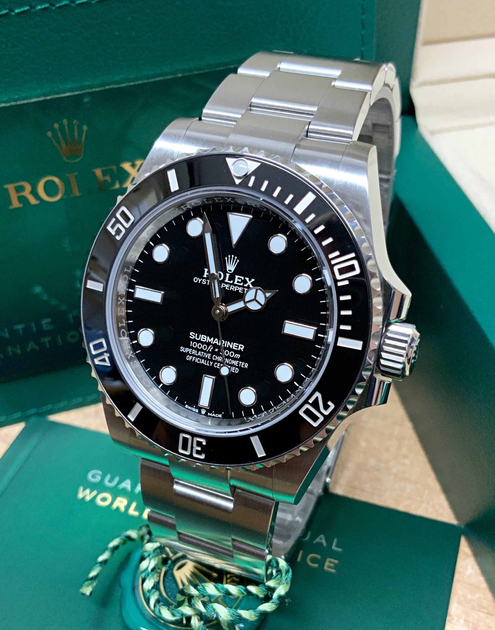 Rolex replica Submariner ceramica no data new 41mm 124060 - immagine 2