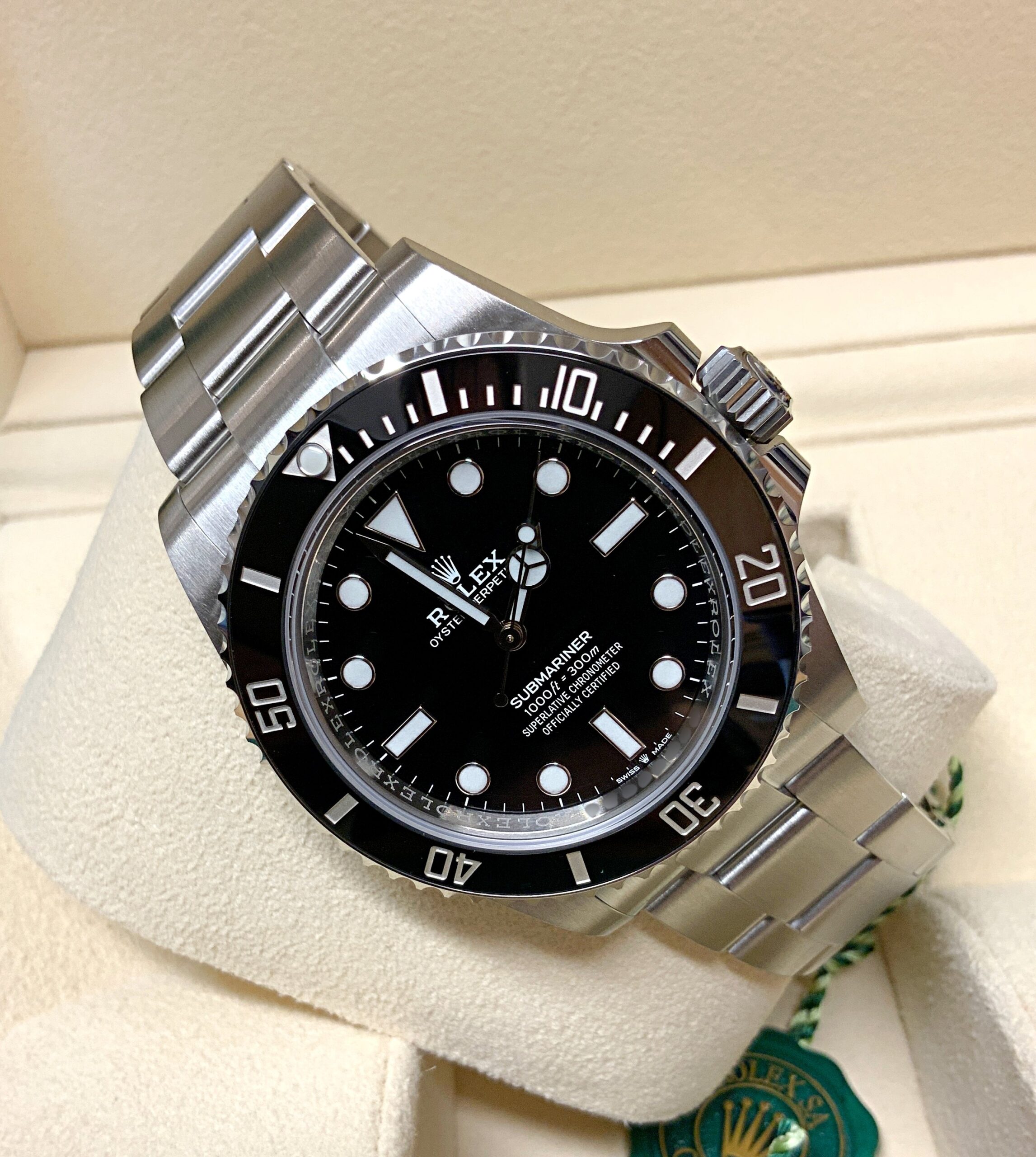 Rolex replica Submariner ceramica no data new 41mm 124060 - immagine 3
