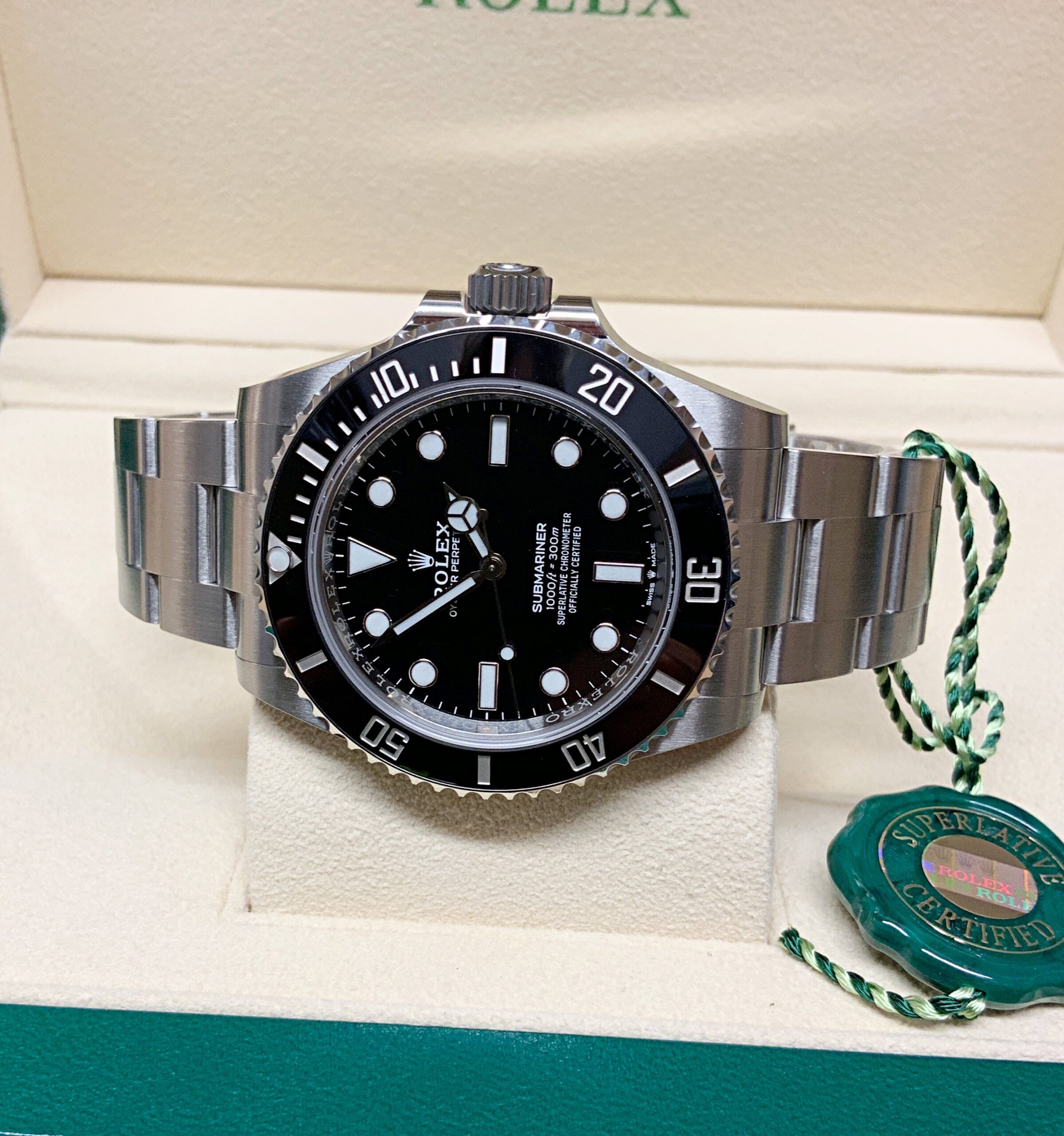 Rolex replica Submariner ceramica no data new 41mm 124060 - immagine 4