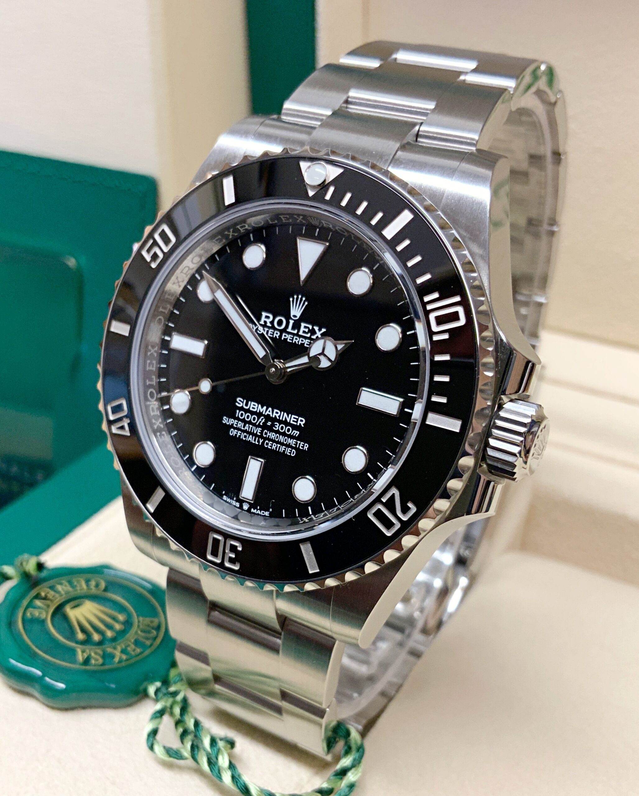 Rolex replica Submariner ceramica no data new 41mm 124060 - immagine 5