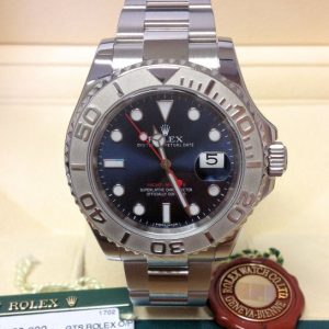Rolex replica Yacht-Master I platinum 40 116622 Blue Dial