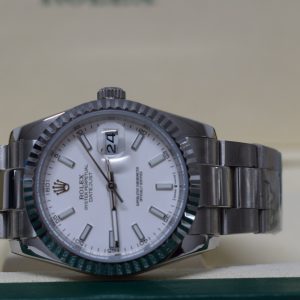 Rolex replica Datejust 36mm 126234 White Dial oyster bracelet