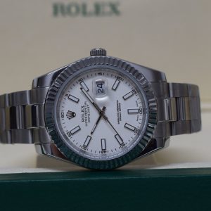 Rolex replica Datejust 41mm 126334 White Dial oyster bracelet