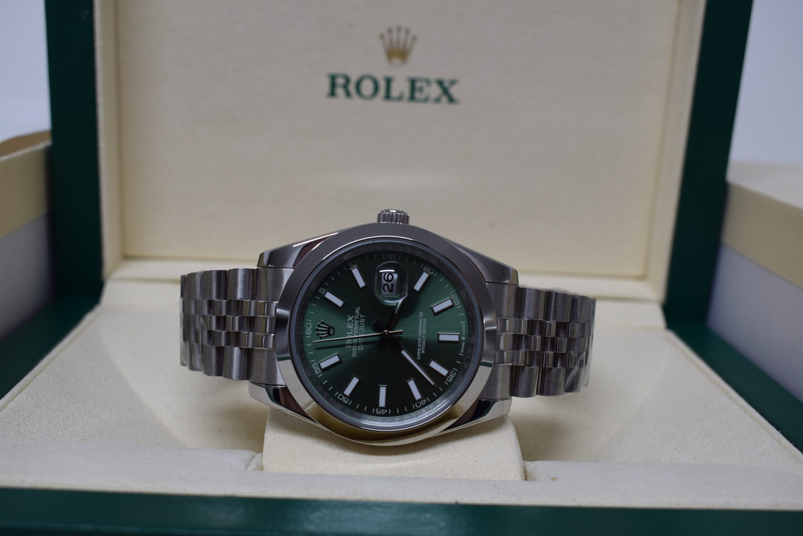 Rolex replica Datejust 41mm 126334 Mint Dial jubilee bracelet - immagine 2