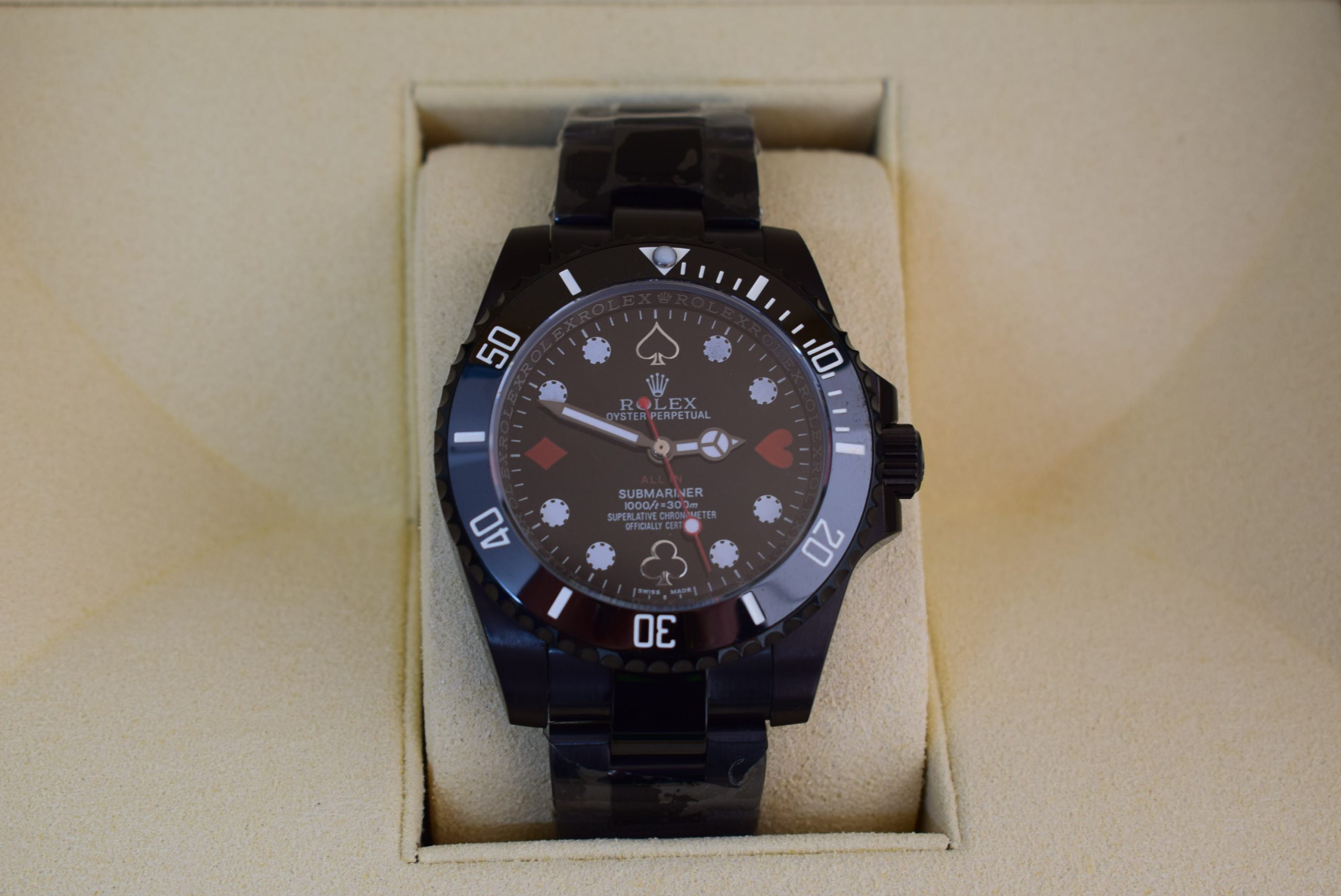 Rolex replica pro-hunter submariner 114060 poker black special edition