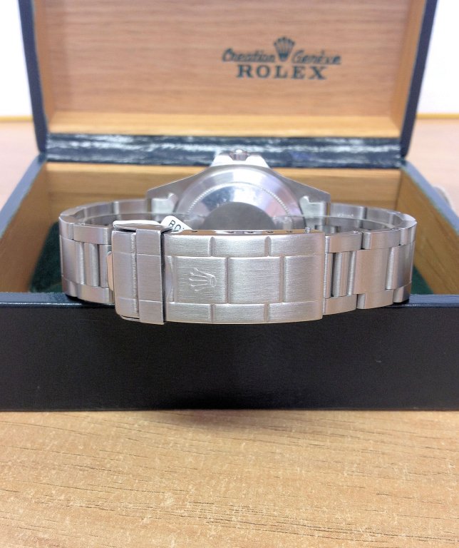 Rolex replica vintage GMT Master II 16750 oyster date Pepsi Bezel orologio copia - immagine 4