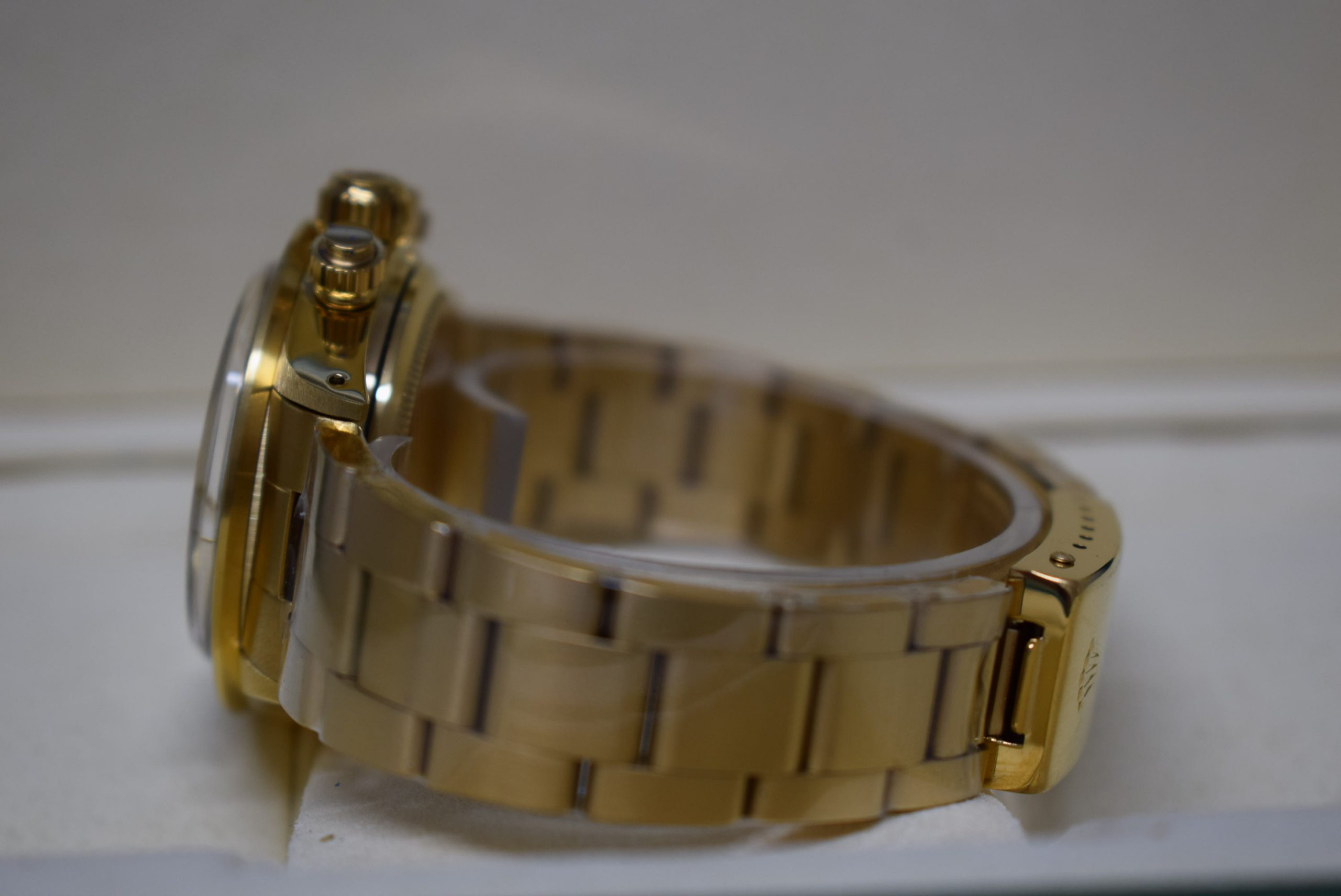 Rolex replica daytona vintage paul newman ref. 6263 oro giallo champagne dial - immagine 5