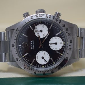 Rolex replica daytona vintage 6262 black dial manual winding