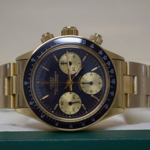 Rolex replica daytona vintage paul newman ref. 6263 oro giallo black dial