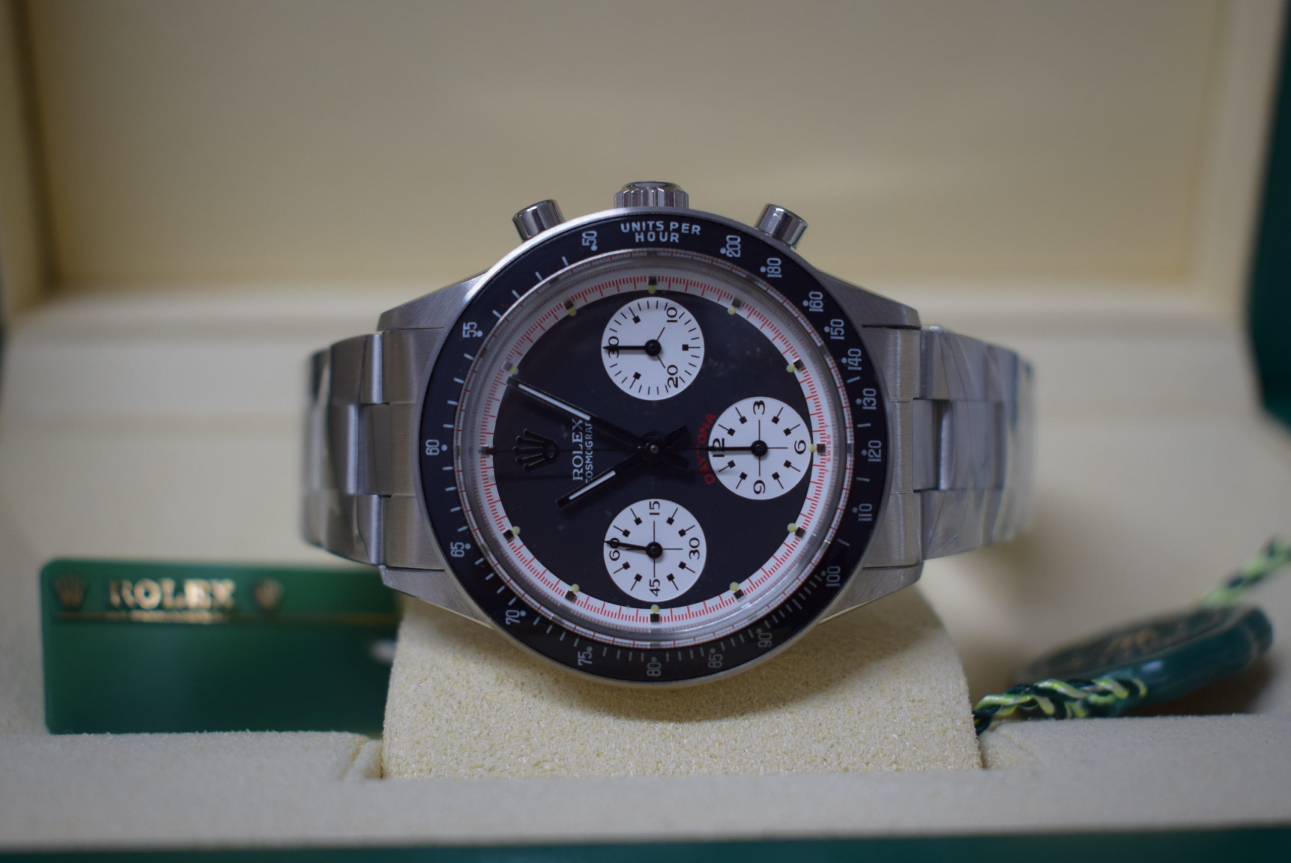 Rolex replica daytona vintage paul newman ref. 6241 black dial