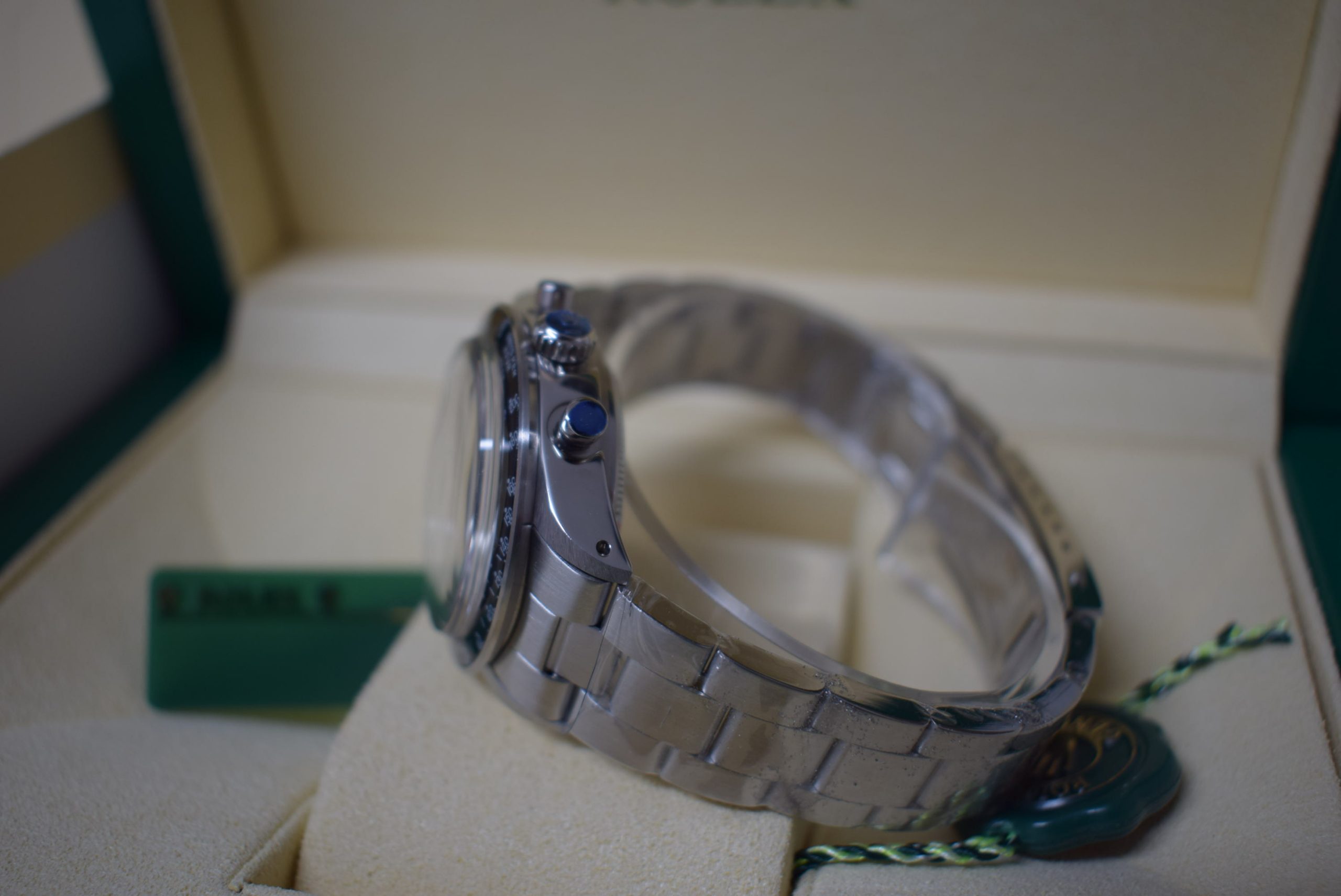 Rolex replica daytona vintage paul newman ref. 6241 black dial - immagine 5