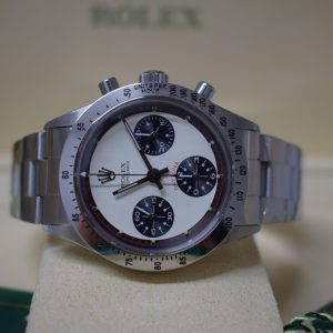 Rolex replica daytona vintage paul newman 6239 white dial manual winding