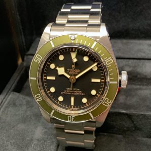 Tudor replica Heritage Black Bay 79230G Harrods Green
