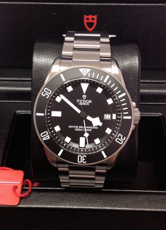 Tudor replica Pelagos 25500TN 42mm Titanium Black Dial