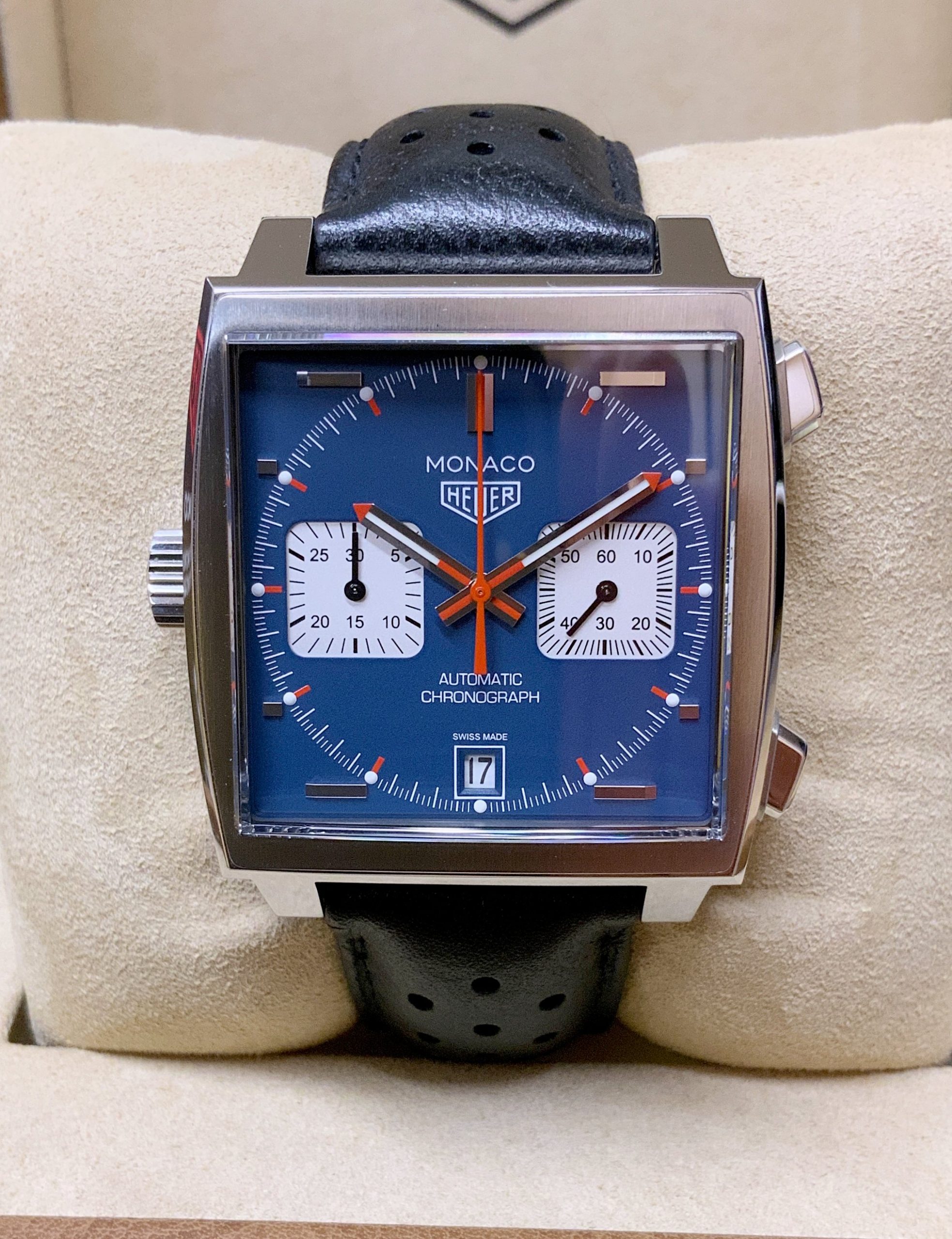 Tag Heuer Monaco replica CAW211P 39mm Blue Dial