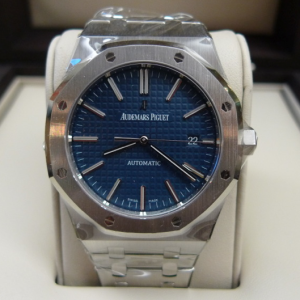 Audemars Piguet replica royal oak 15400st jumbo blue dial acciaio big size 41mm orologio replica imitazione