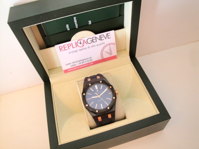 Audemars Piguet royal oak 15400st jumbo PVD rose gold big size 41mm orologio replica imitazione - immagine 3