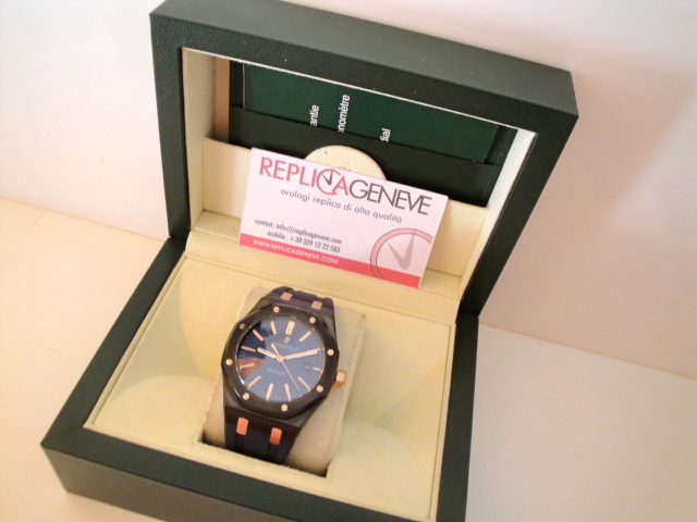 Audemars Piguet royal oak 15400st jumbo PVD rose gold big size 41mm orologio replica imitazione - immagine 4