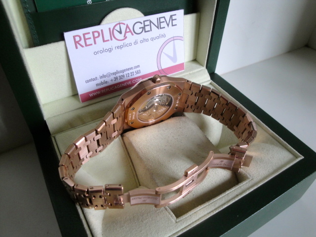 Audemars Piguet replica royal oak jumbo black dial imitazione replica orologio - immagine 4