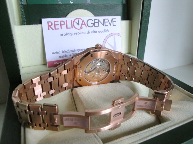 Audemars Piguet replica royal oak jumbo black dial imitazione replica orologio - immagine 6