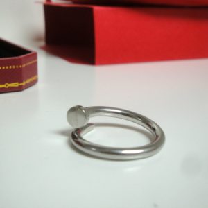 Cartier replica gioielli anello juste un clou white gold imitazione copia perfetta