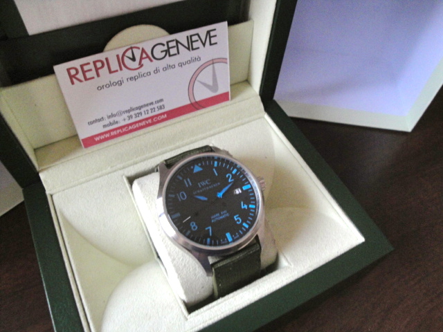 IWC replica mark XVII automatic blue orologio replica copia imitazione - immagine 2