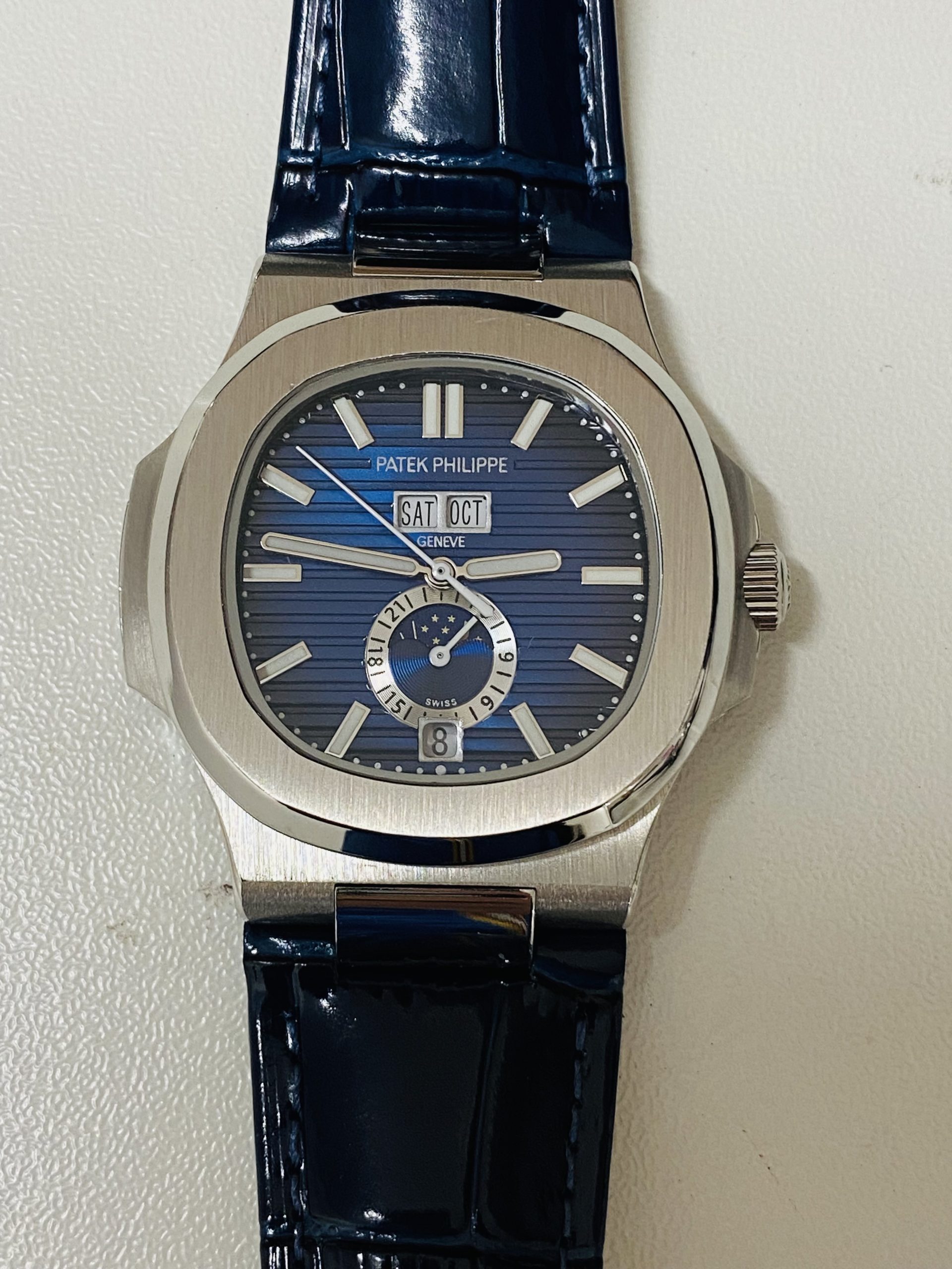 Patek Philippe replica nautilus 5726/1a blue dial
