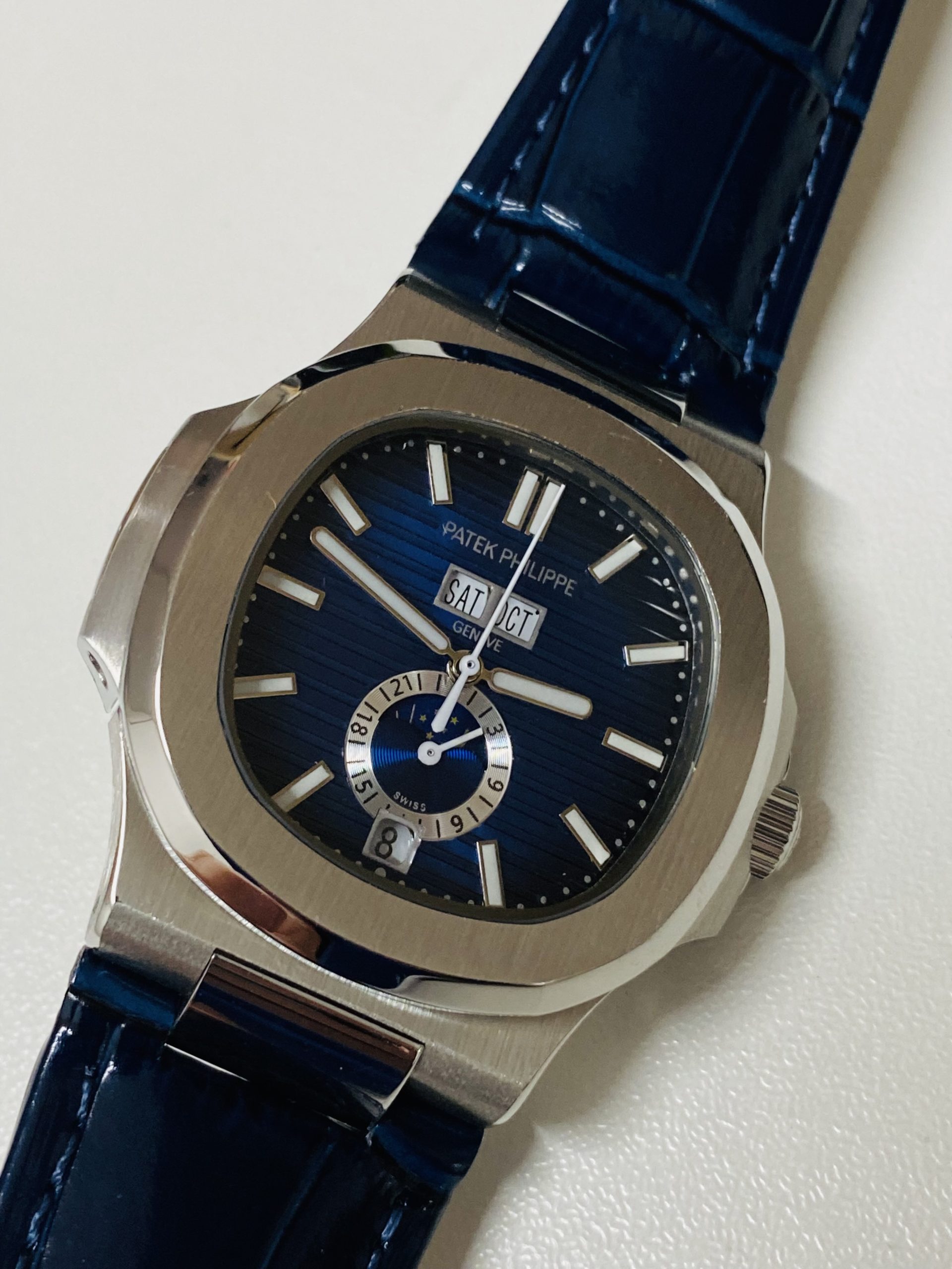 Patek Philippe replica nautilus 5726/1a blue dial - immagine 6