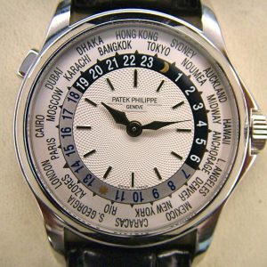 Patek Philippe replica ore del mondo argentèè dial orologio replica imitazione copia
