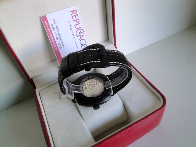 Officine Panerai replica radiomir titanium 10 days pvd strip leather orologio replica imitazione - immagine 7