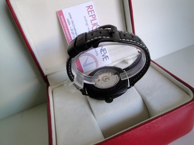 Officine Panerai replica radiomir titanium 10 days pvd strip leather orologio replica imitazione - immagine 5