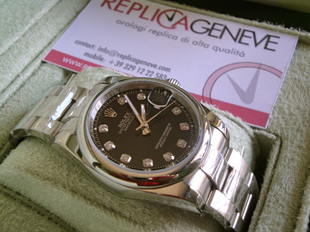 rolex replica datejust oyster nero brillanti