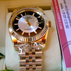 rolex replica datejust yellow gold bi-colour dial