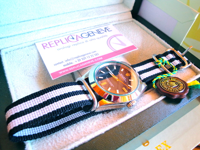 Rolex replica cordura strip milgauss bi-color orologio replica copia imitazione