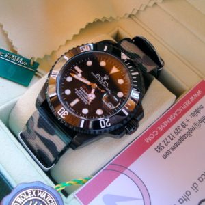 Rolex replica cordura camouflage strip submariner data prohunter orologio replica copia imitazione