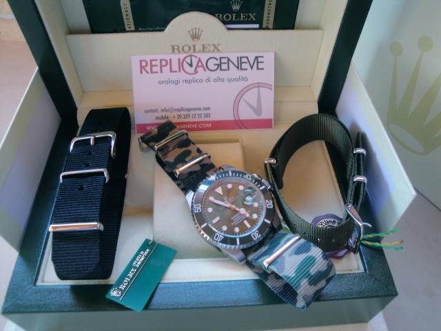 Rolex replica cordura camouflage strip seadweller comex vintage orologio replica copia imitazione - immagine 4