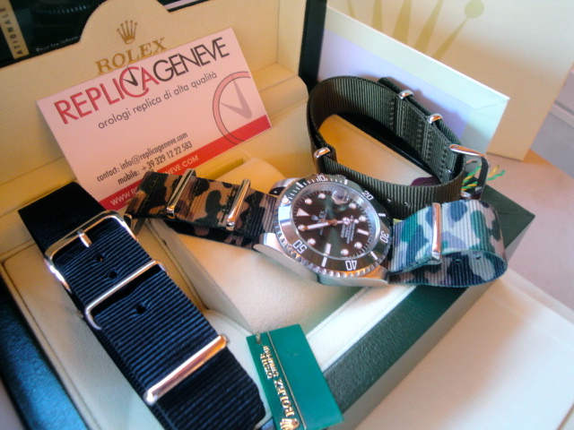 Rolex replica cordura camouflage strip seadweller comex vintage orologio replica copia imitazione - immagine 3