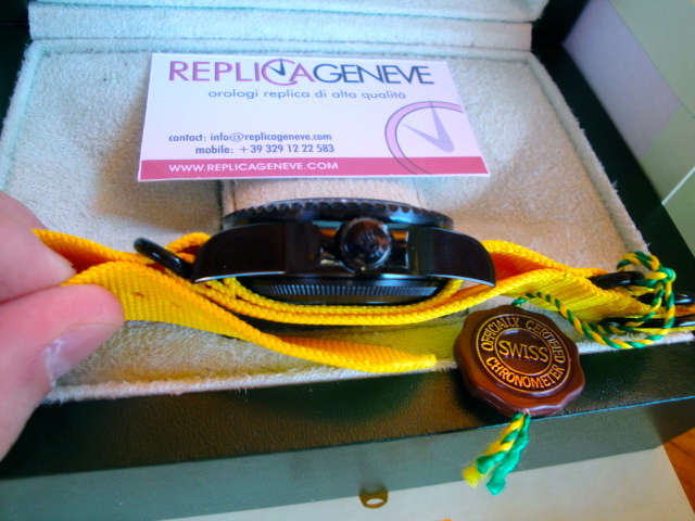 Rolex replica cordura yellow strip deepsea seadweller prohunter orologio replica copia imitazione - immagine 2