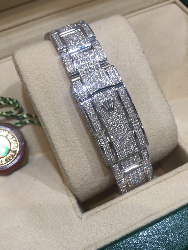 Rolex replica datejust SARU full brillanti special edition - immagine 7