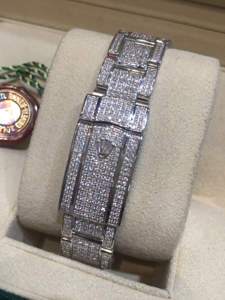 Rolex replica datejust SARU full brillanti special edition - immagine 8