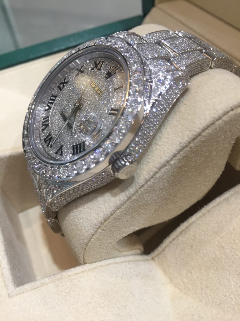 Rolex replica datejust SARU full brillanti special edition - immagine 5